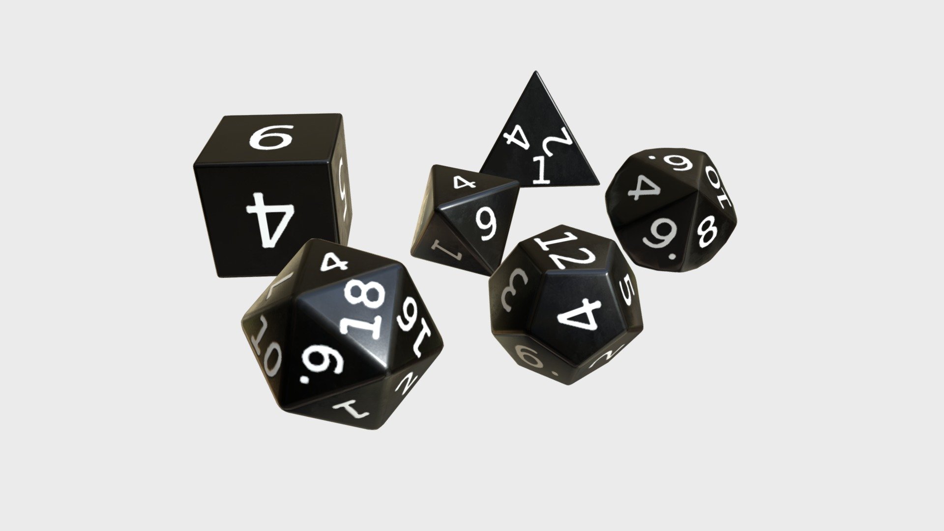 RPG dice set