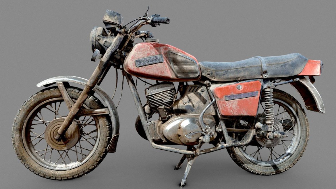 russian motorcycle 3dscan 3d model