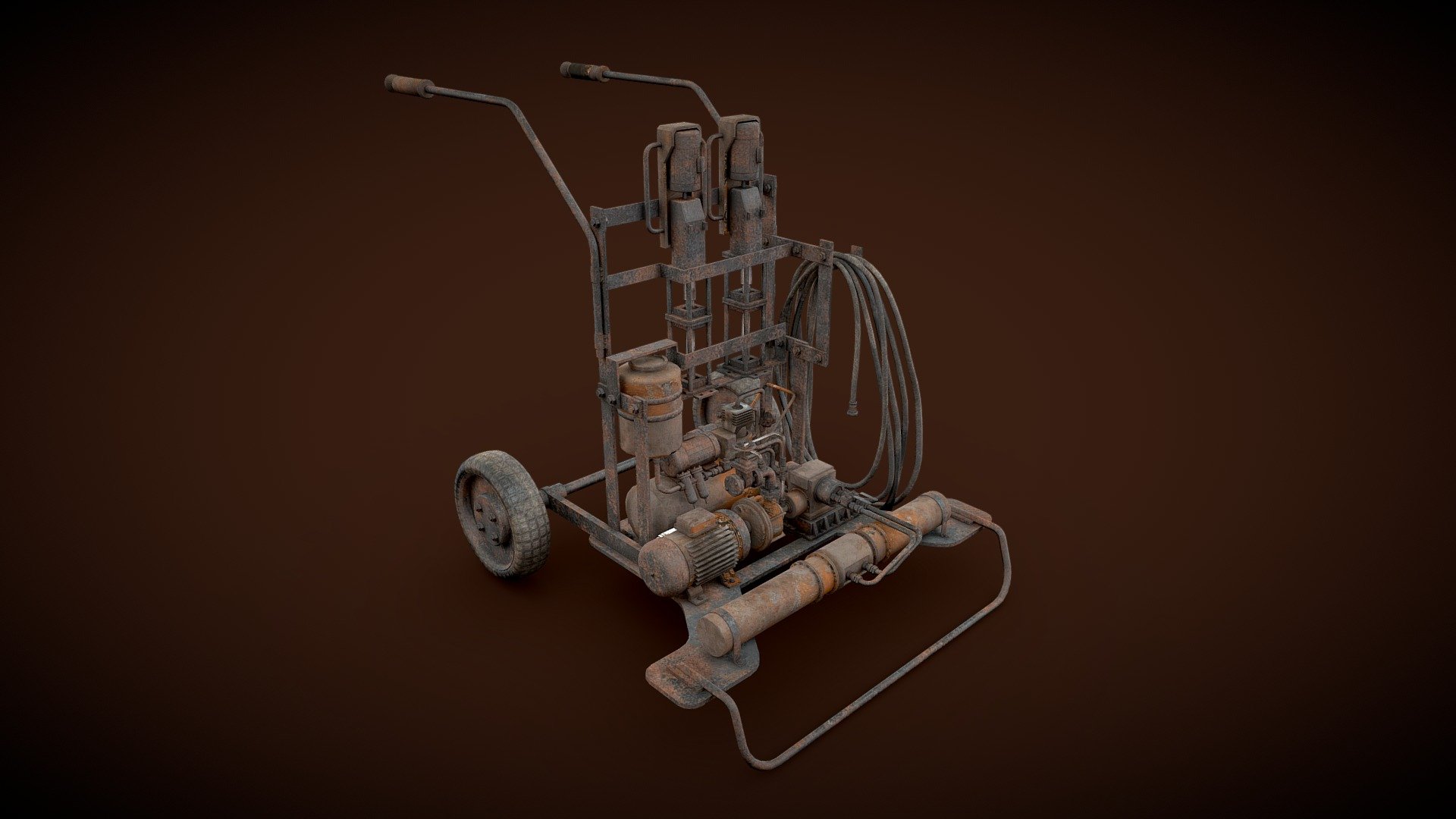 Rusted machinery device