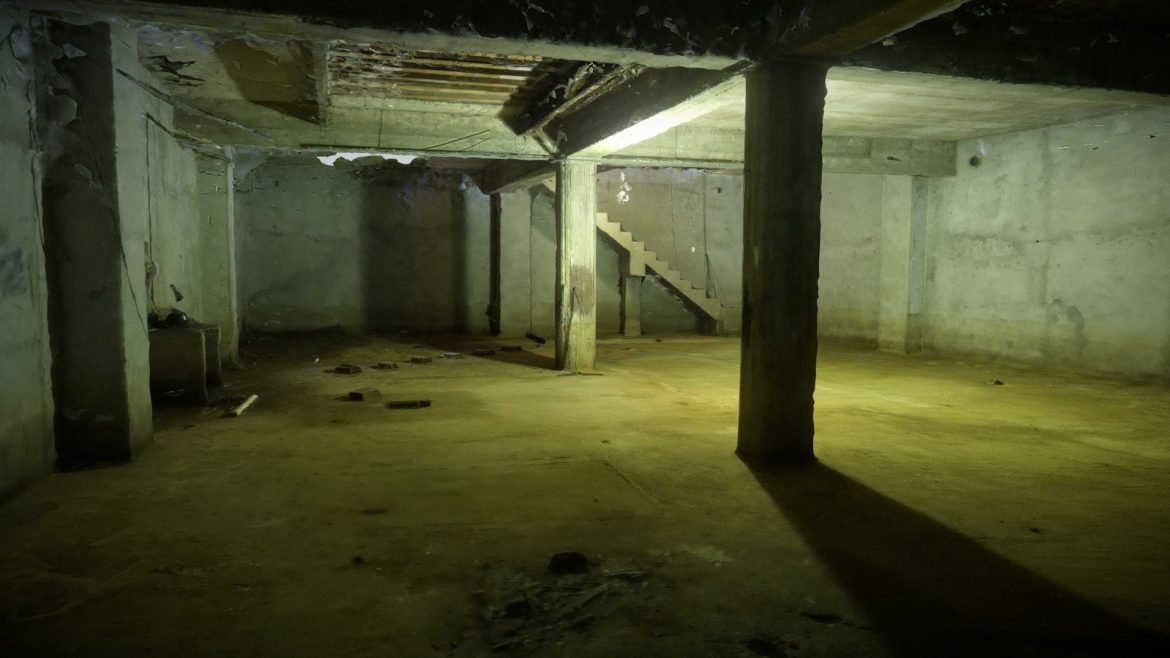 scary basement interior photoscan 3d model