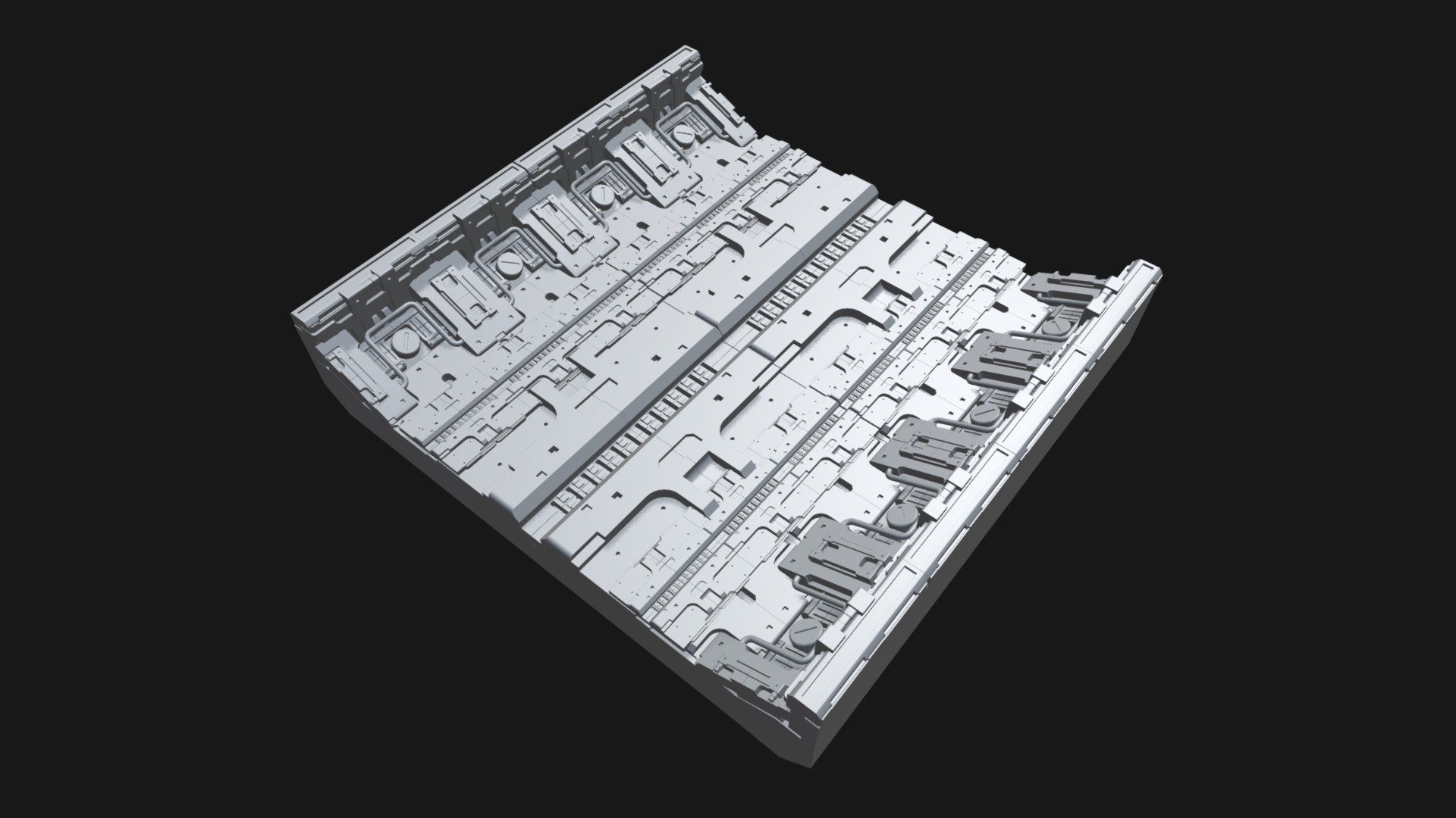Sci-fi Floor Section KB014