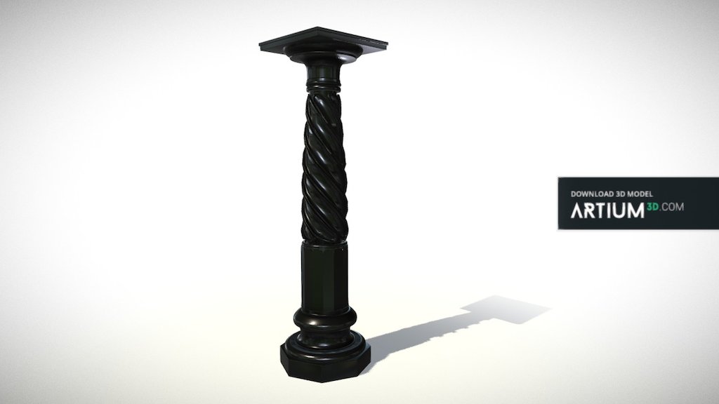 Serpentine column – Italy, 19. century