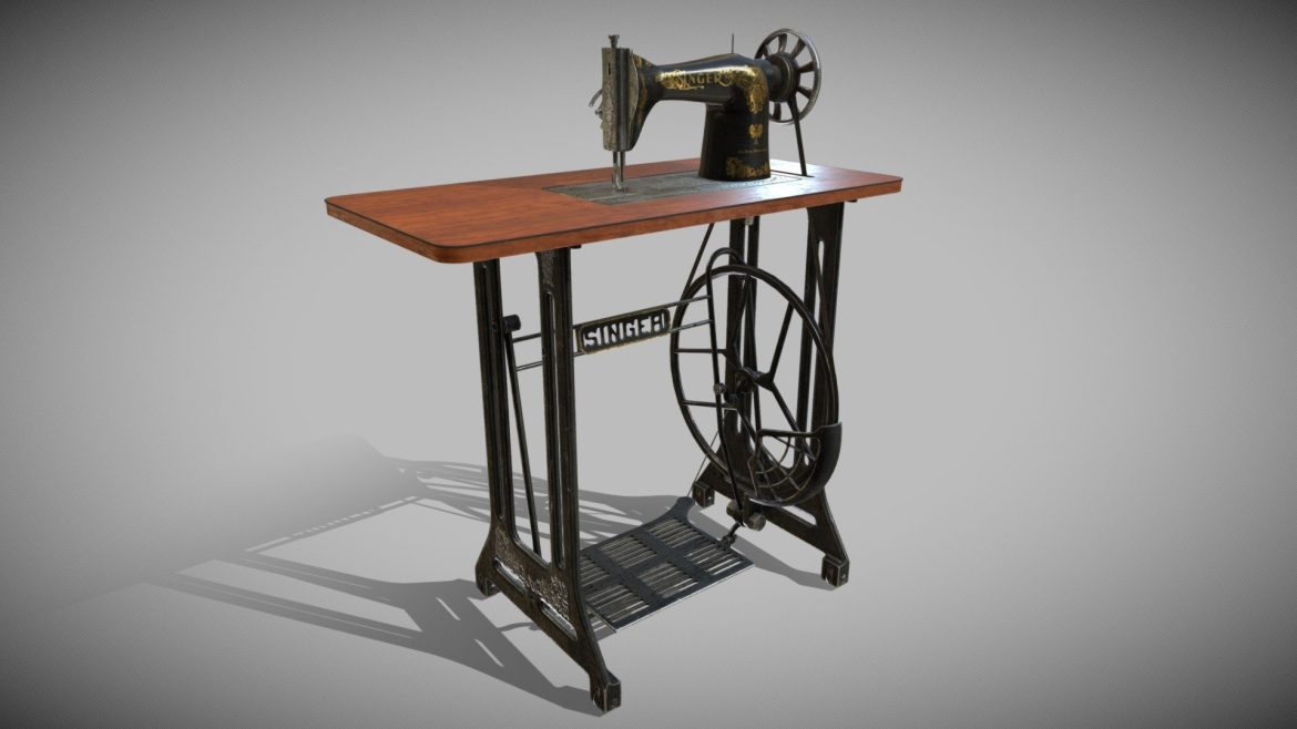 singer 3d model