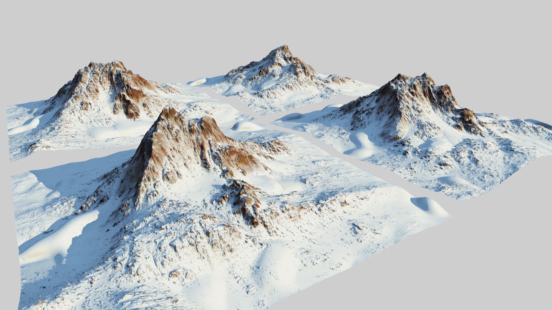 Snow mountain Pack (World Machine) Type1