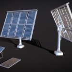 solar power system 3d model