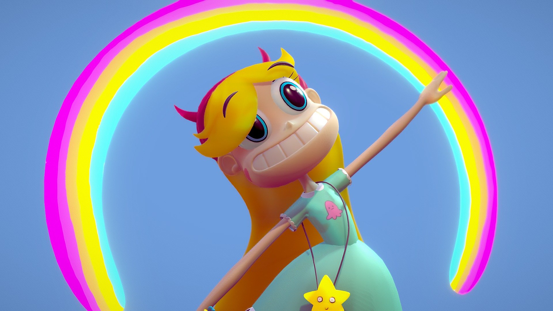 Star Vs the forces of evil – Happy Rainbow