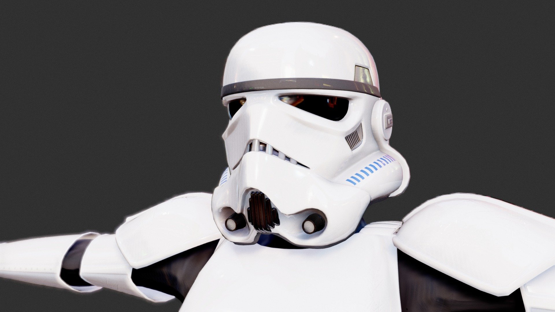 Star Wars – Stormtrooper (rigged) only