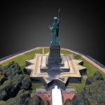 statue of liberty usa 3d model