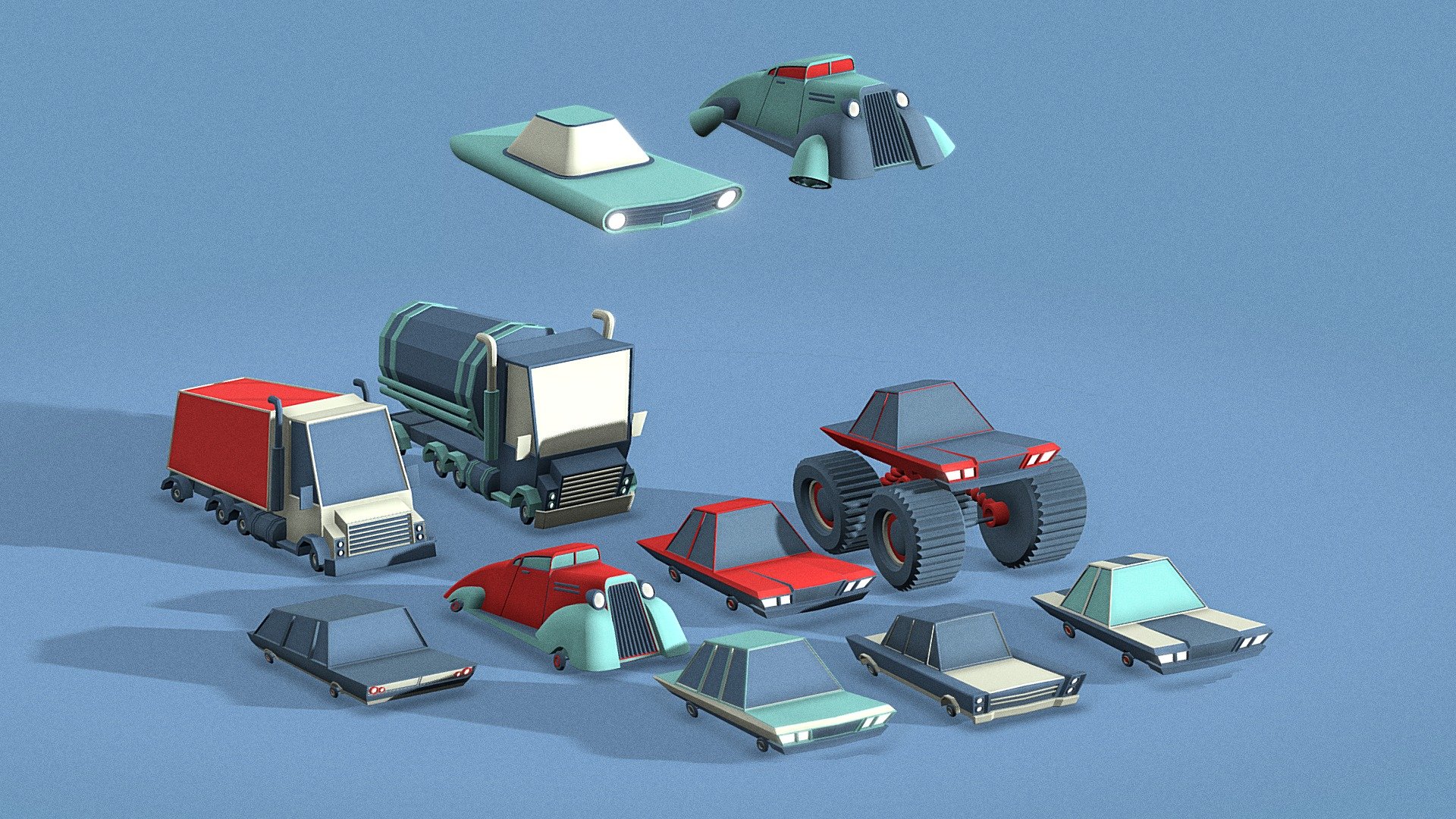 Stylized car set!