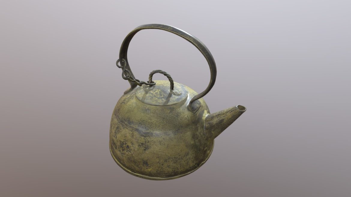 teapot chinese antique 3d model