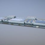 terminal eddm terminalf muenchen airport 3d model