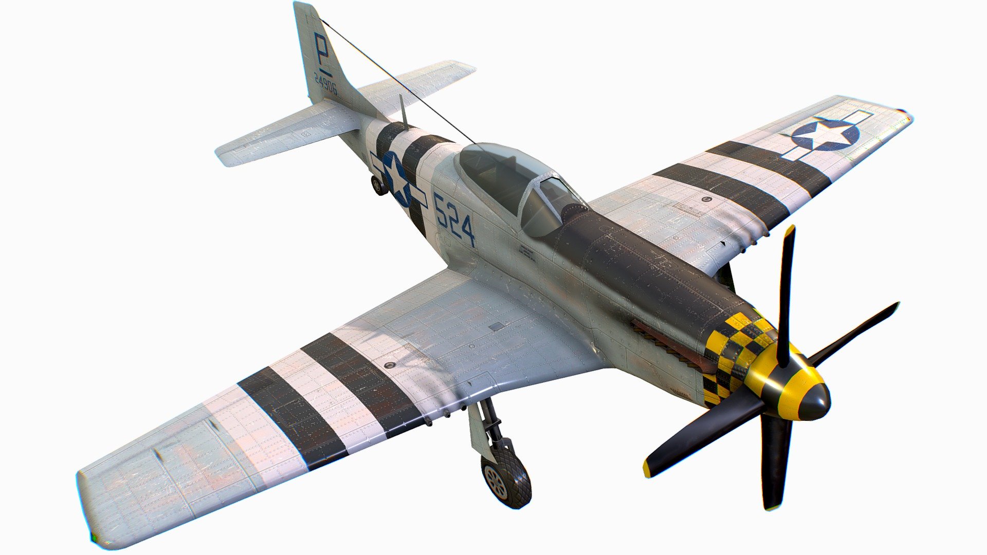 United States American fighter Mustang P-51D-5