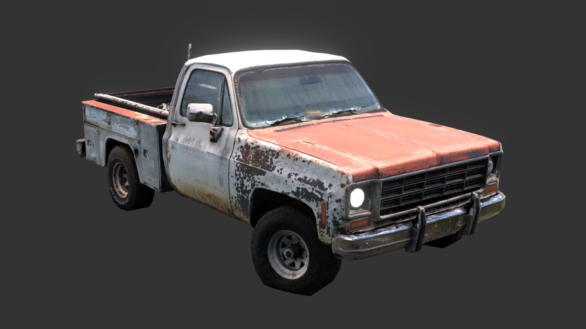 Utility Truck (Gameready version of scan)
