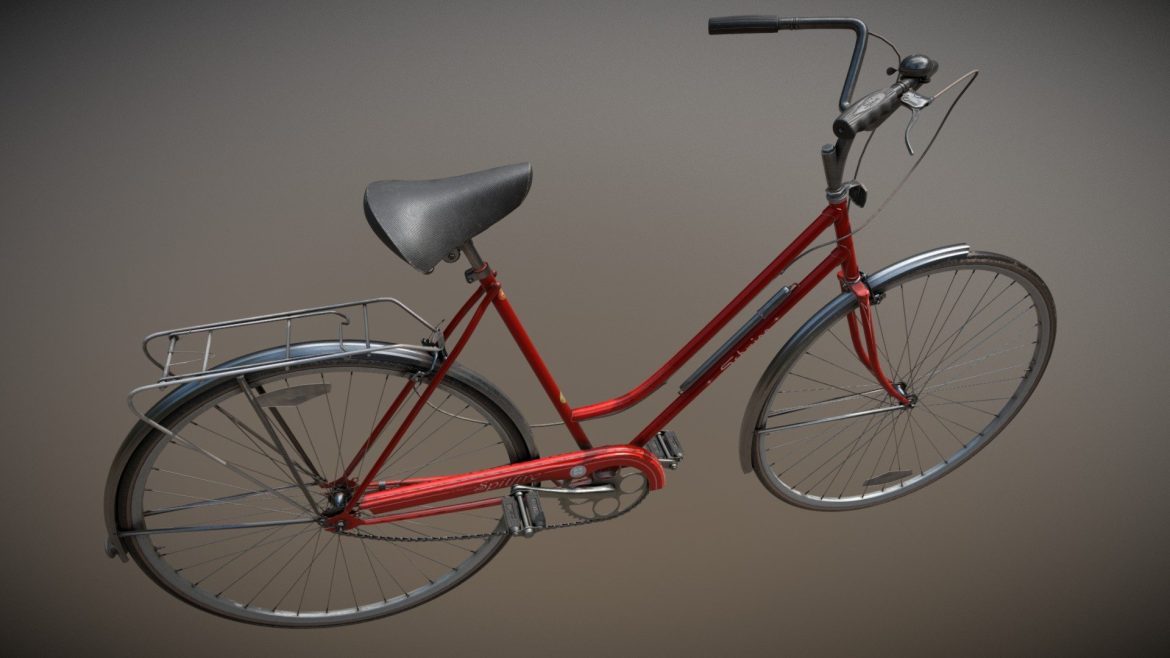 vintage bicycle 3d model