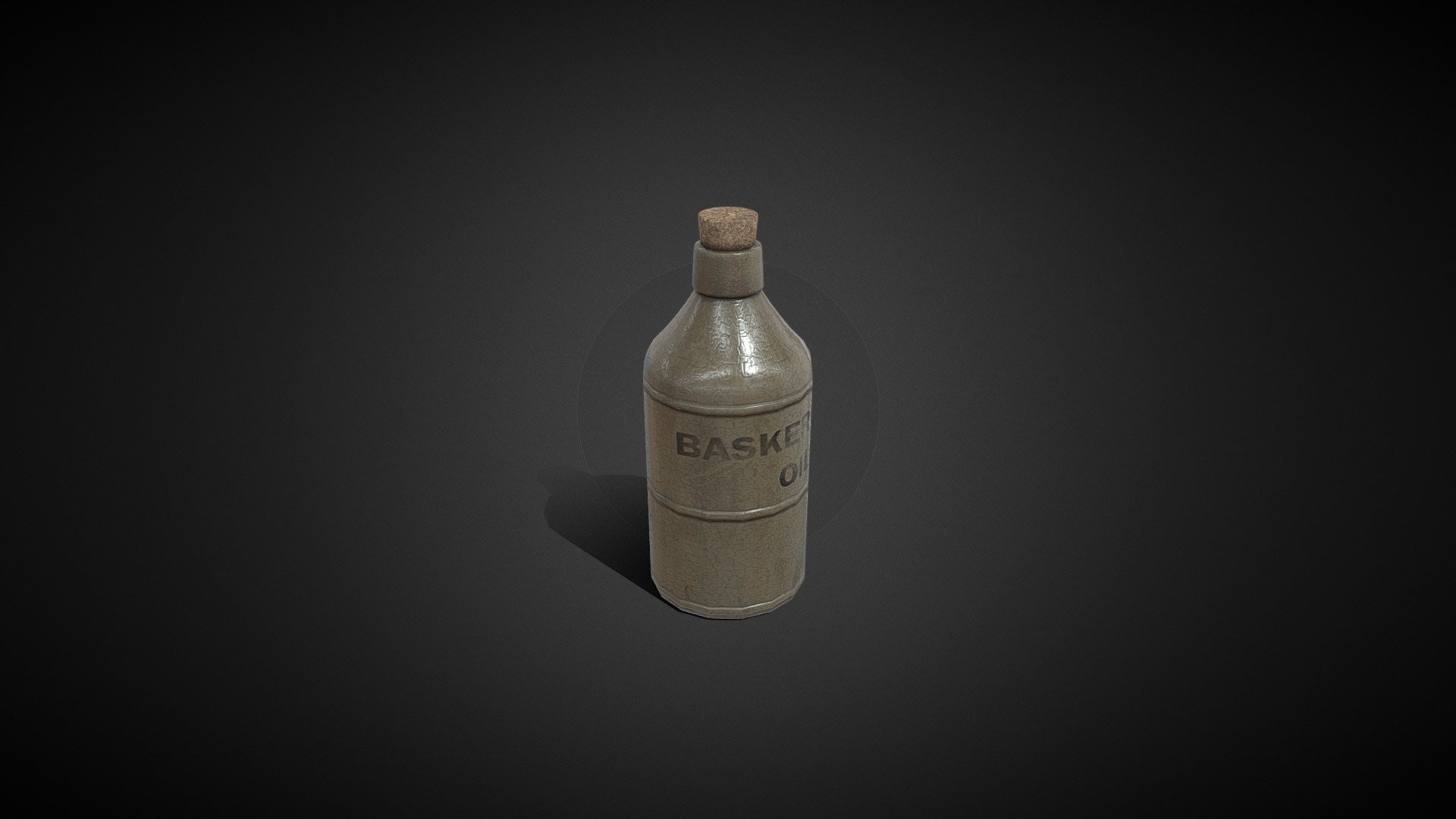 Vintage Bottle Clay 01