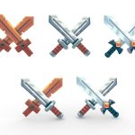 Weapon Set Lowpoly