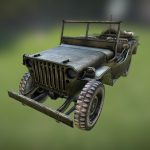 willys army jeep 3d model
