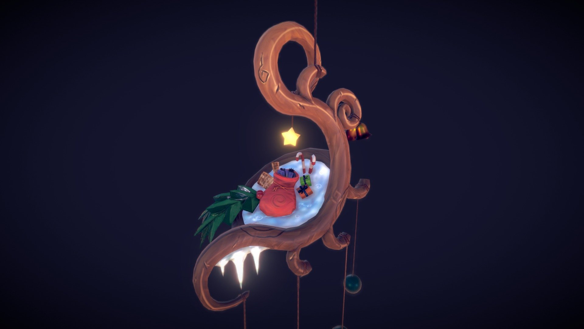 Wooden Christmas Ornament – UCAC4