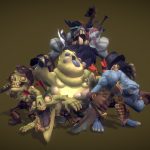 Zombie Crew Bundle – Hand Painted Series