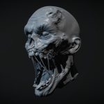 Zombie Head 1
