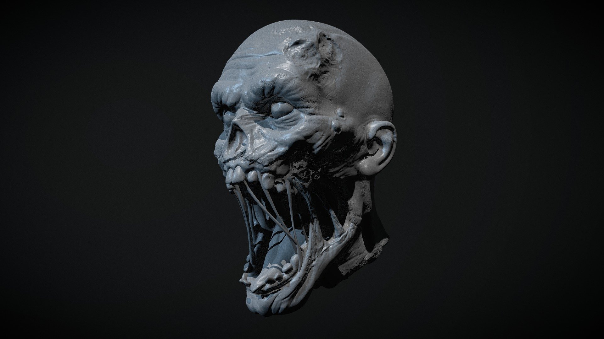 Zombie Head 1