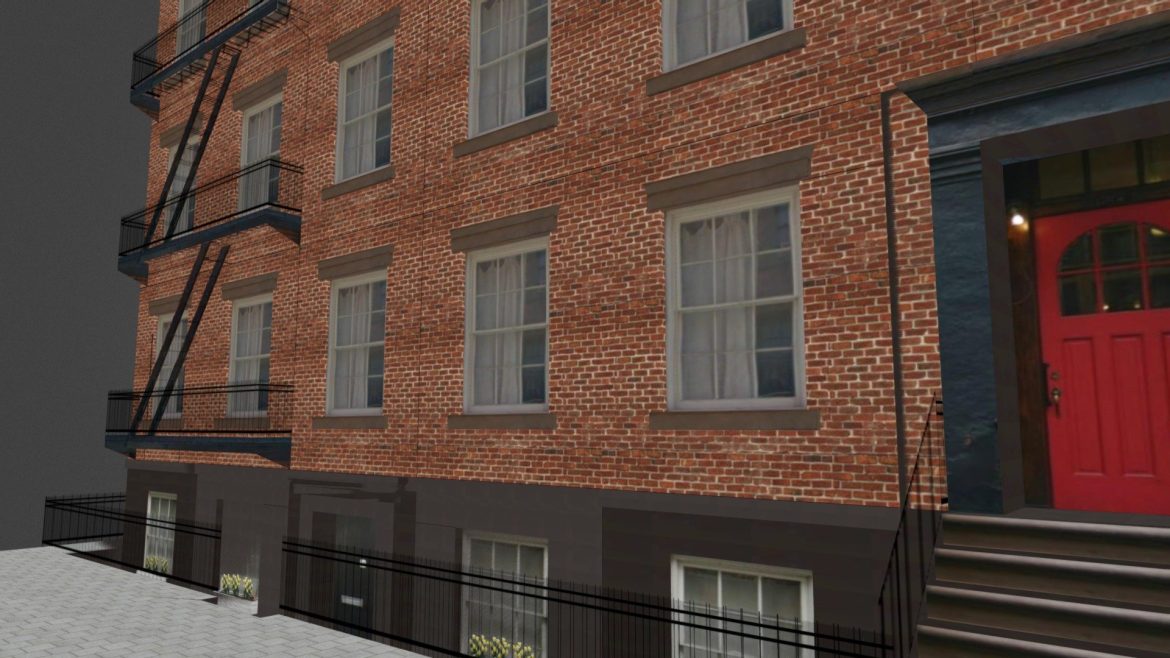 10th street new york 3d model
