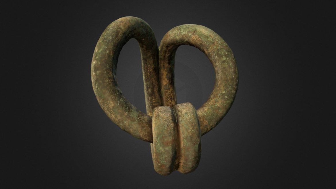 a bronze age sussex loop bracelet 3d model