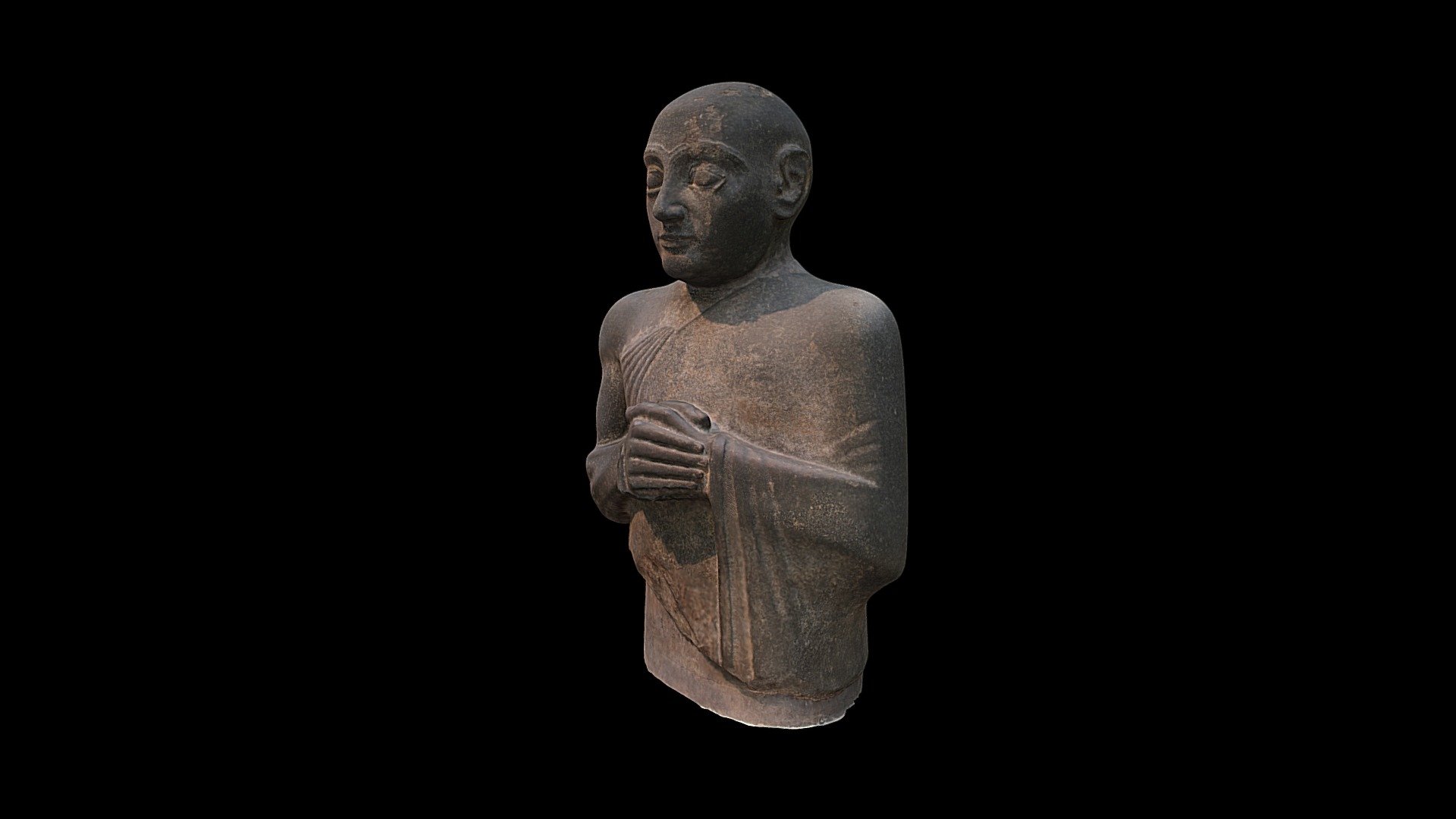 A statue of Gudea deep3dsea