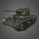 a10 cruiser mk i i tank 3d model