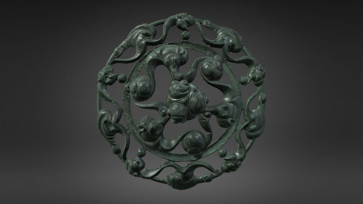 applique circulaire dcor ajour 3d model