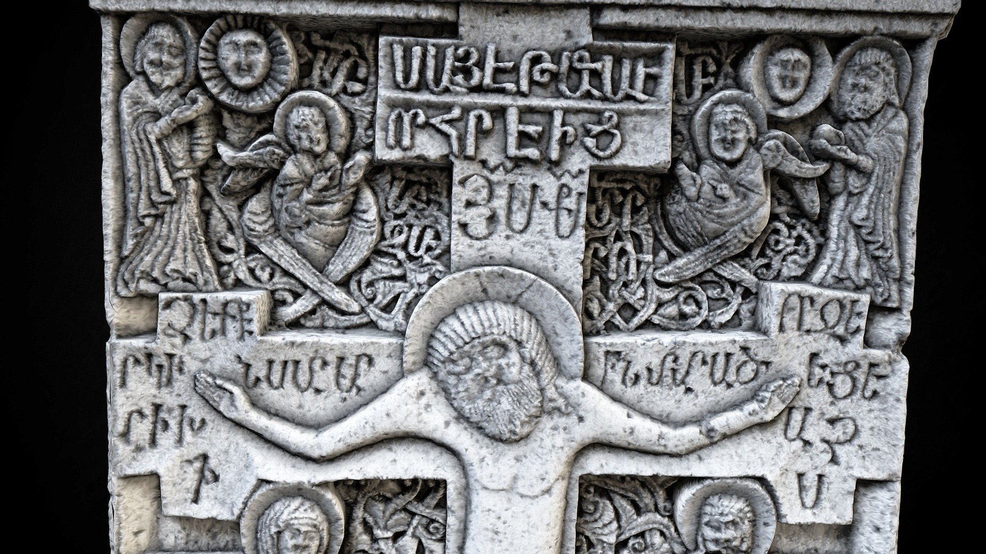 Armenian Khachkar Stone Memorial - deep3dsea