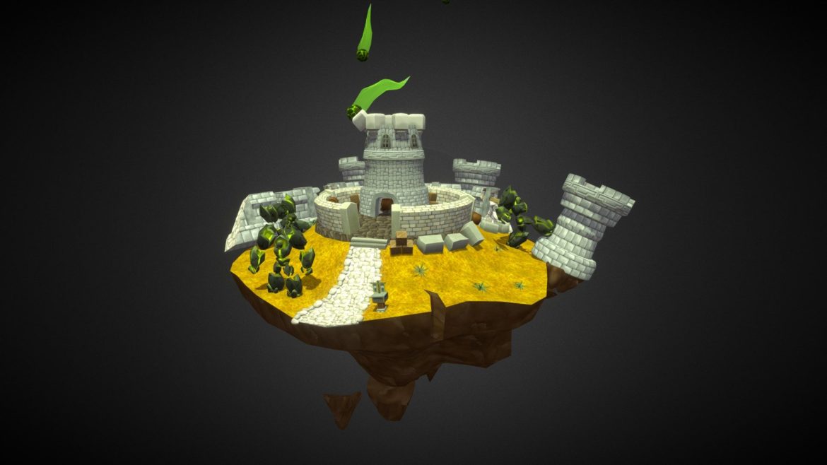 attack on sentinel hill legion contest 3d model