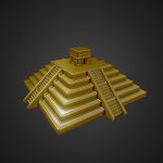 aztecpyramid 3d model