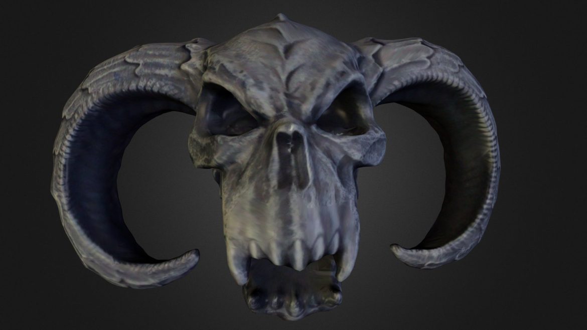 balrog skull 3d model