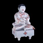 boy on a go board 3d model