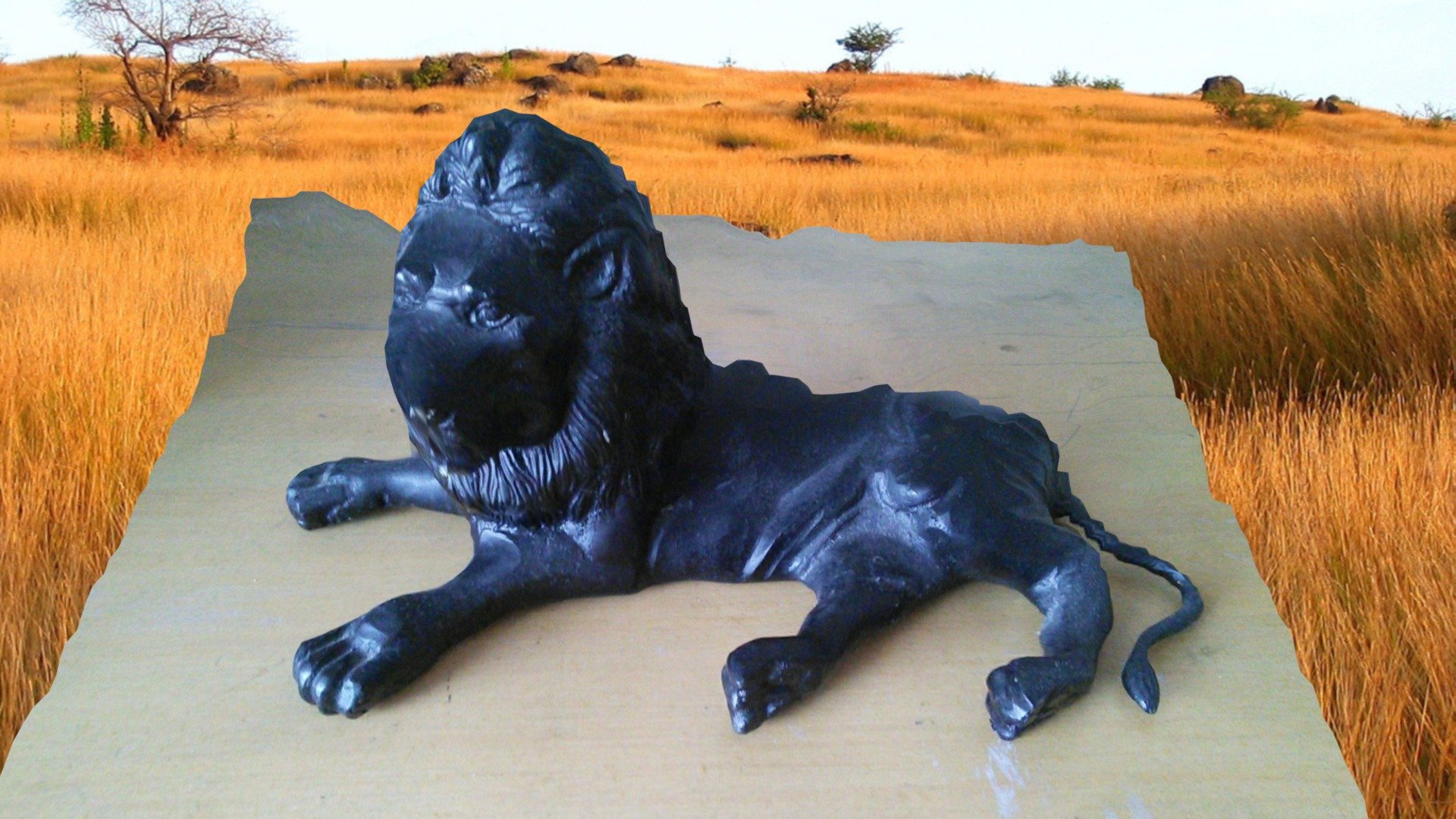 Bronze Lion #3DST9