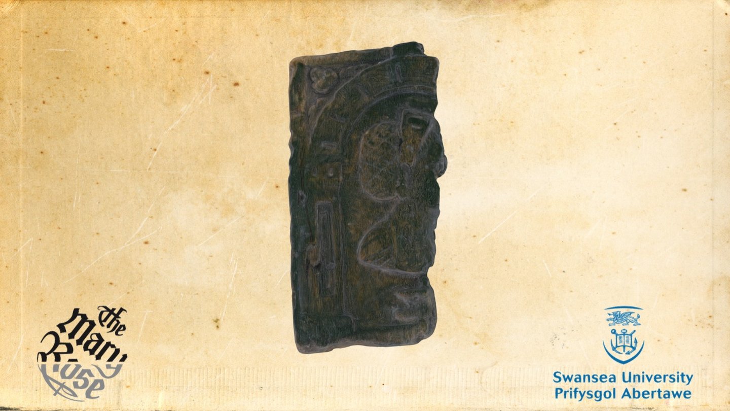 Carved wooden panel