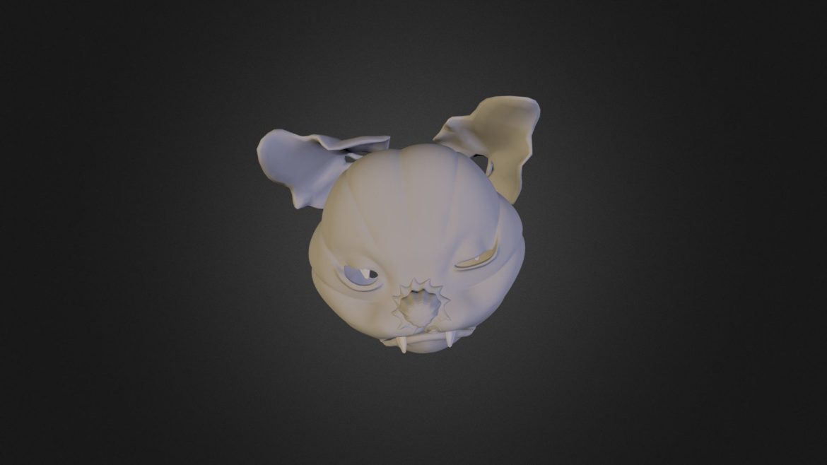 cat o lantern 3d model