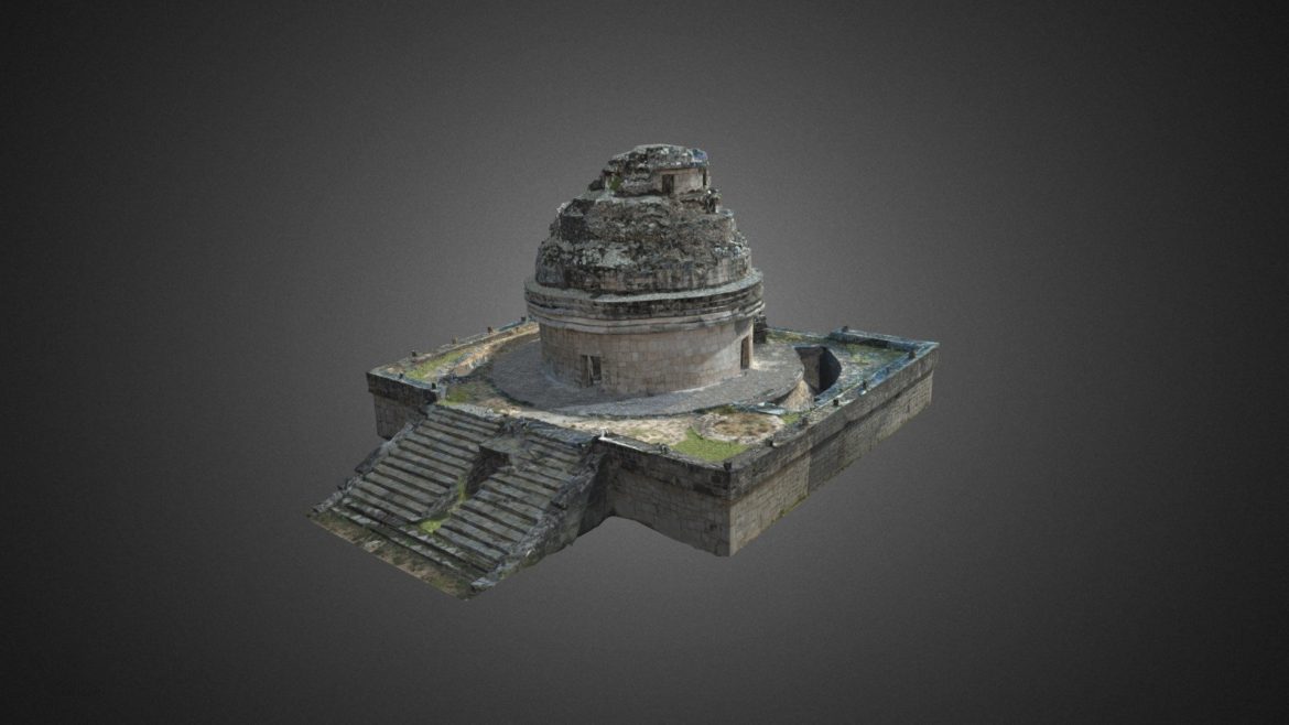 chichn itz caracol 3d model