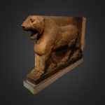 colossal statue of a lion 3d model