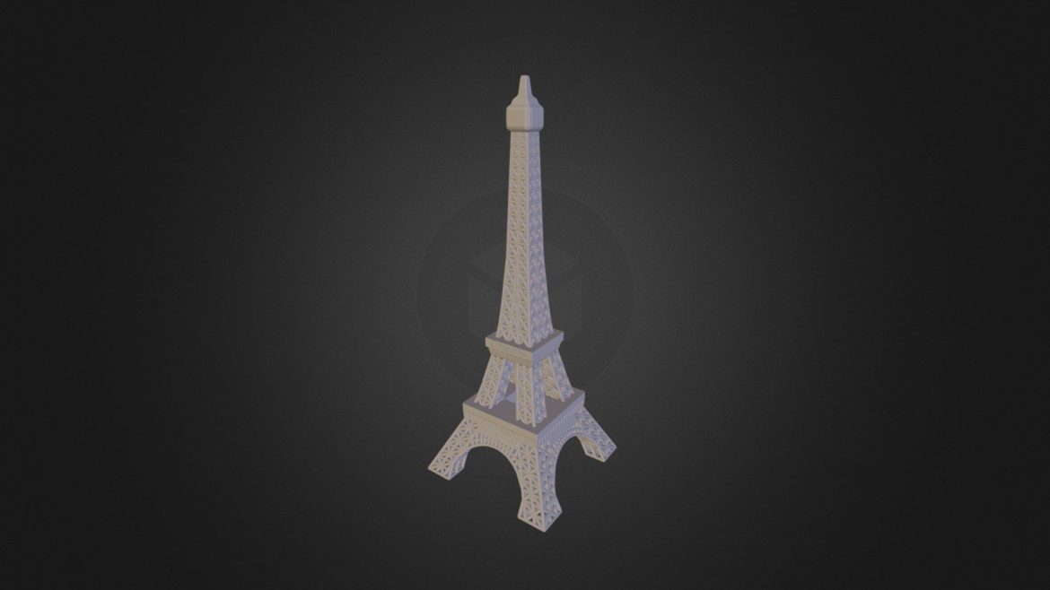 eiffel tower 3d model