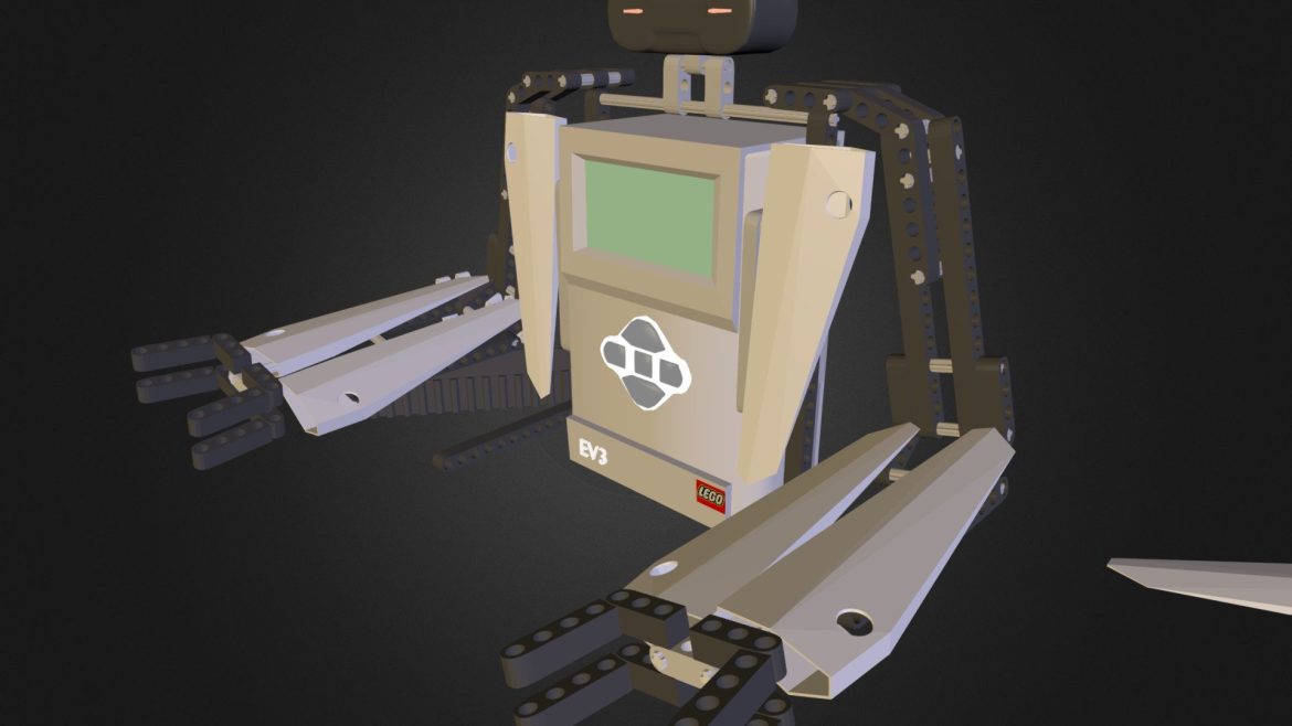 ev3 under construction 3d model