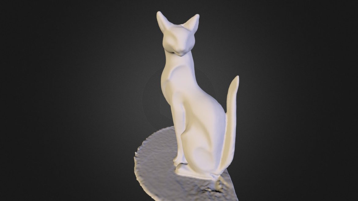 first cat model 3d model