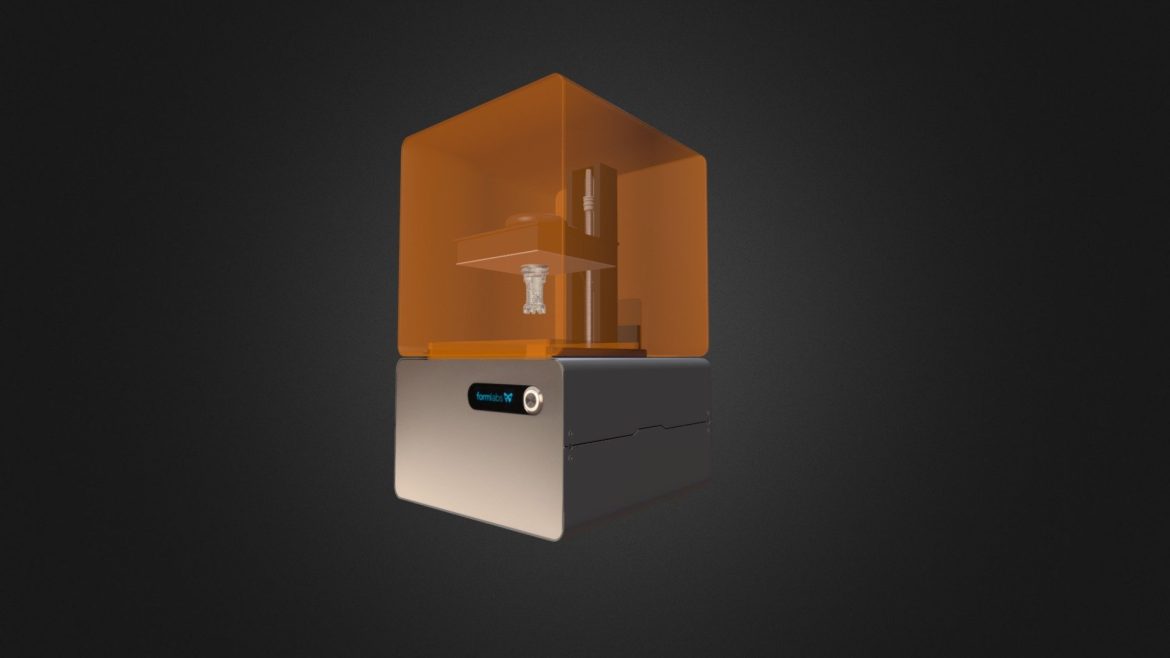form 1 3d printer 3d model