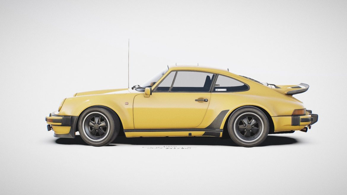 1975 porsche 930 turbo 3d model