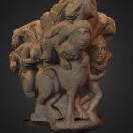 fromista lion riding capital 3d model