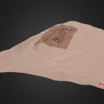 gold mine of sakdrisi 3d model