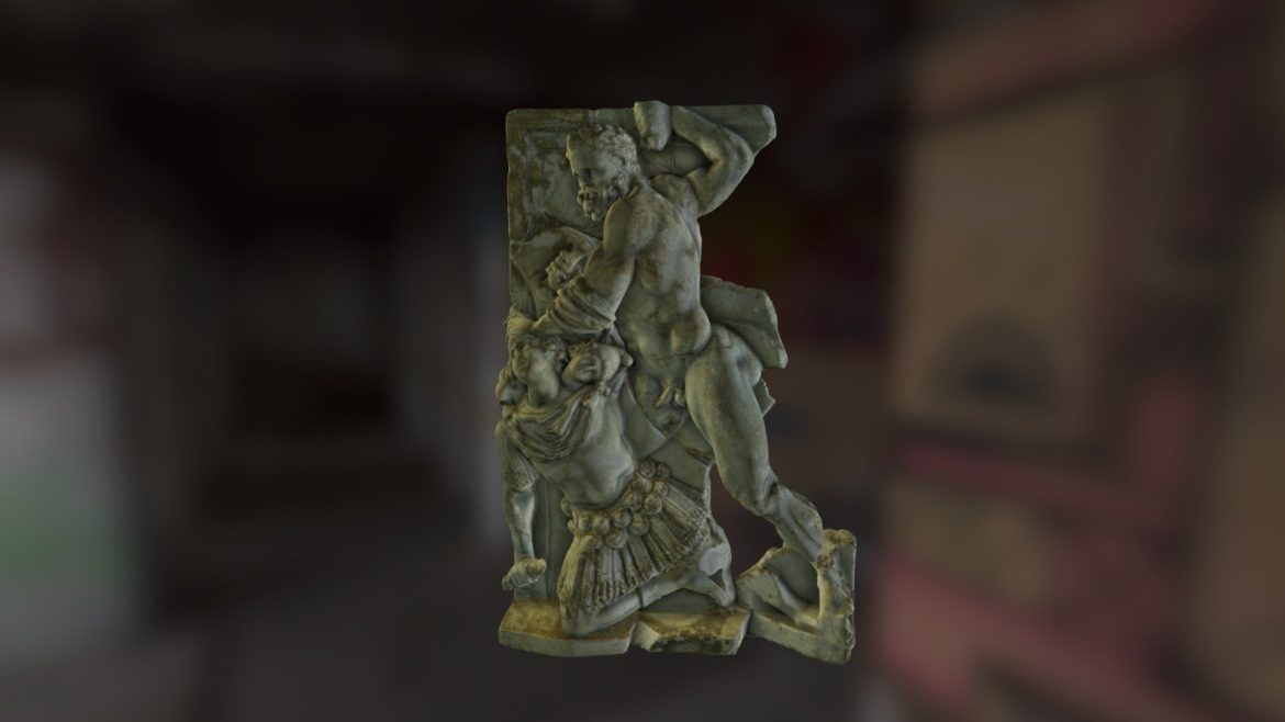 hercule killing giant geryon 3d model