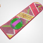 hoverboard back to the future 3d model