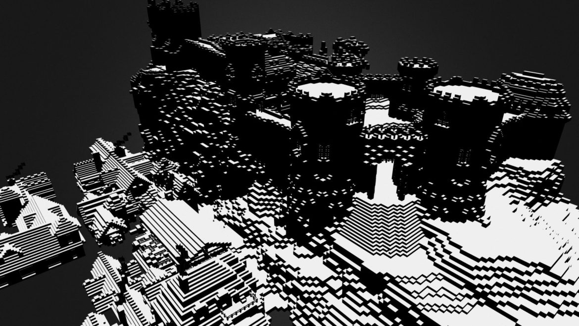 kings landing games of thrones minecraft 3d model